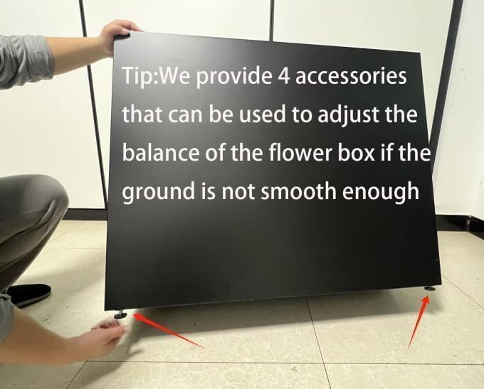 38" L x 13" W x 30" H Metal Tall Rectangular Planter - Large Planter Box for Outdoor Patio/Porch Modern Design for Plants, Flowers, Garden,Spliced Flower Pot (Yellow)