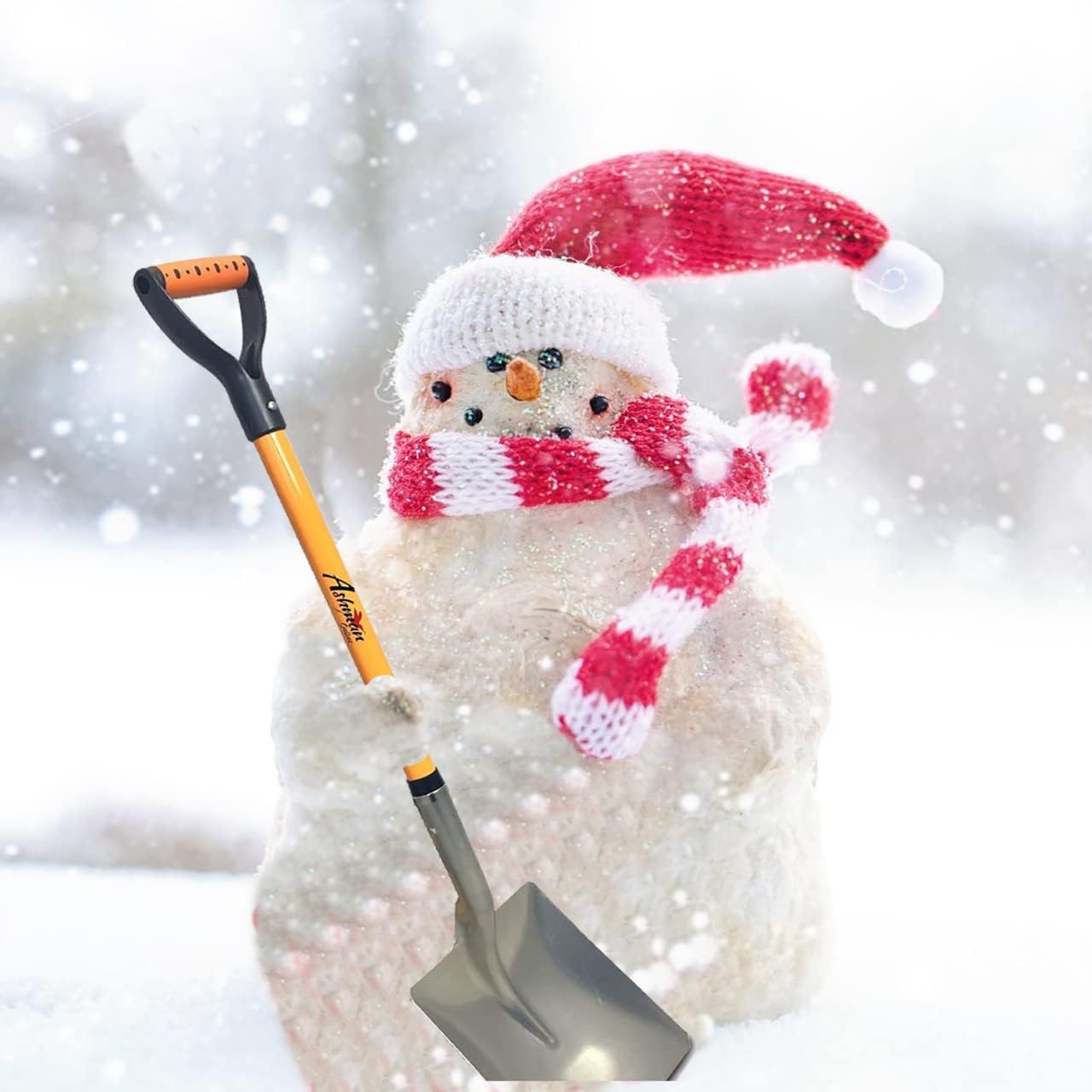 Ashman Snow Shovel with Large Scoop and Heavy Duty Handle (6 Pack)