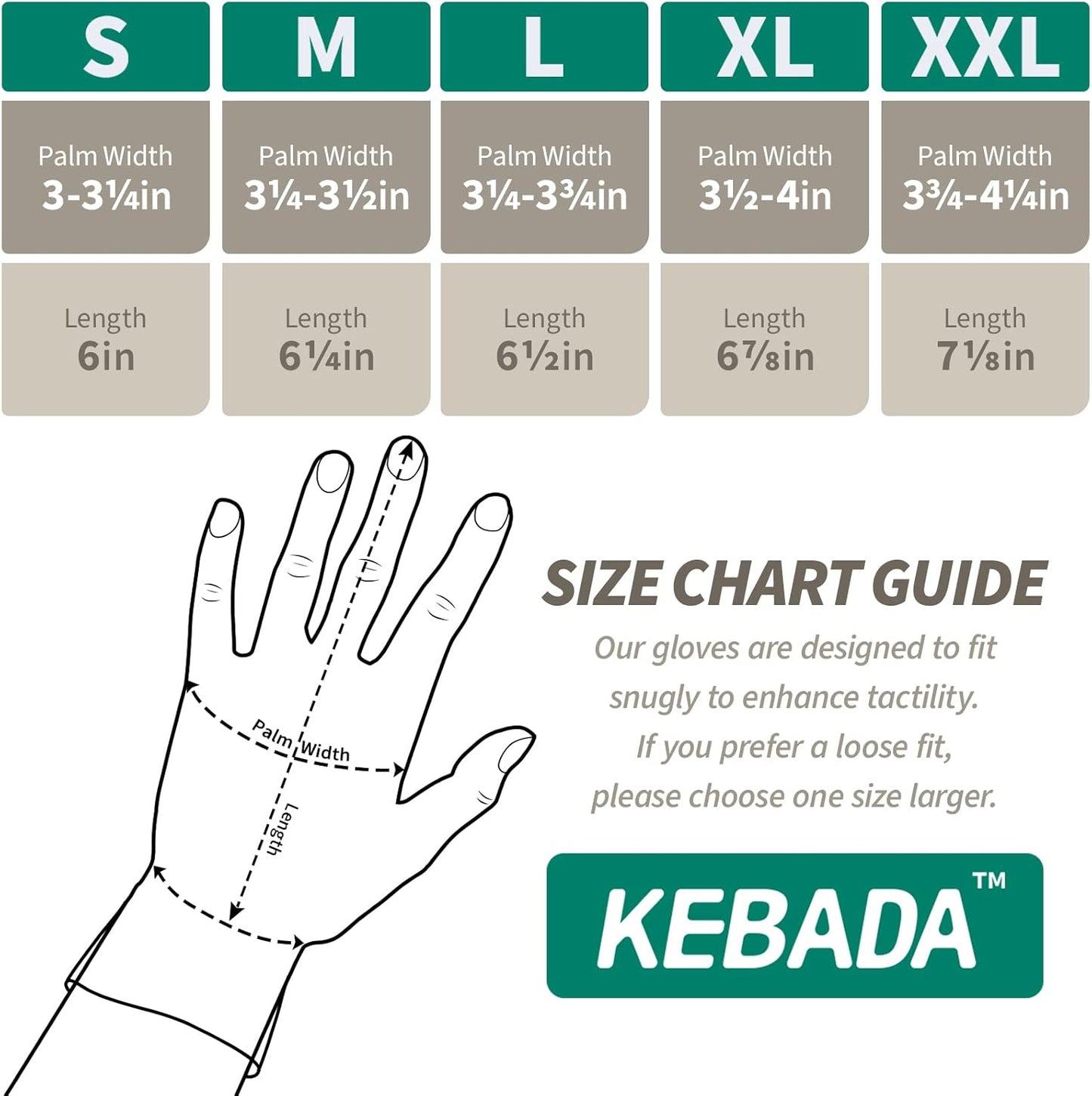 Kebada W2 Work Gloves for Men and Women, Nitrile Coated Working Gloves for Gardening, Construction, Warehouse, Safety Gloves for Work in Yard and Outdoors, 6 Pairs, Large