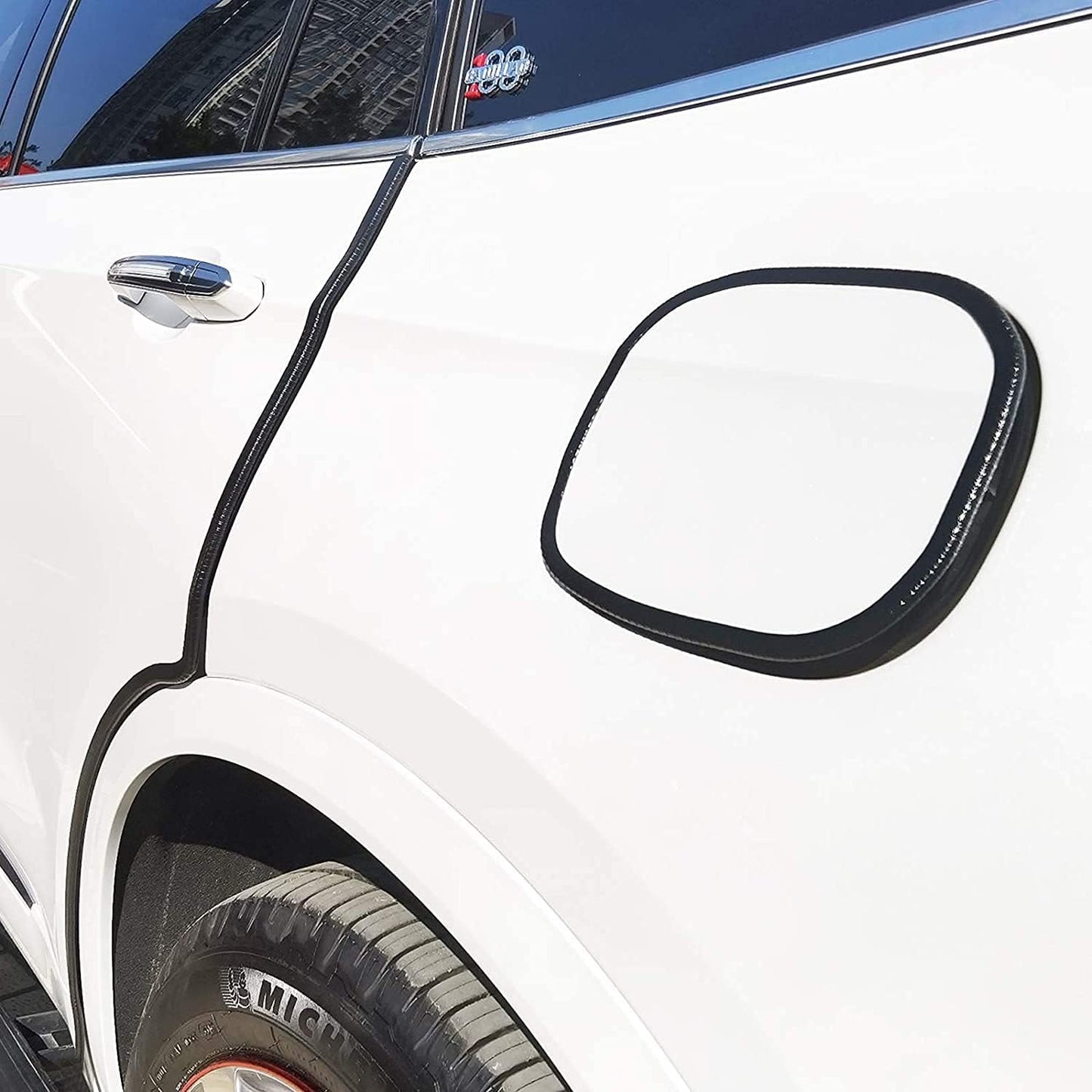 Edge Trim Black U-Channel Rubber Trim Edge with Metal 1/2" X 3/8" - Fit Gap 3/64" to1/4 Car Door Edge Sealing Strip, PVC Weather Stripping with Steel, Metal Edge Protector, 16FT