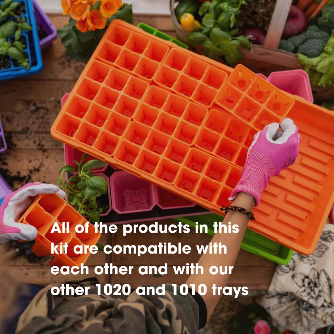 Bootstrap Farmer Ultimate Seed Starter Kit Multicolor with Humidity Domes for Indoor Seed Starting, Propagating, Germinating