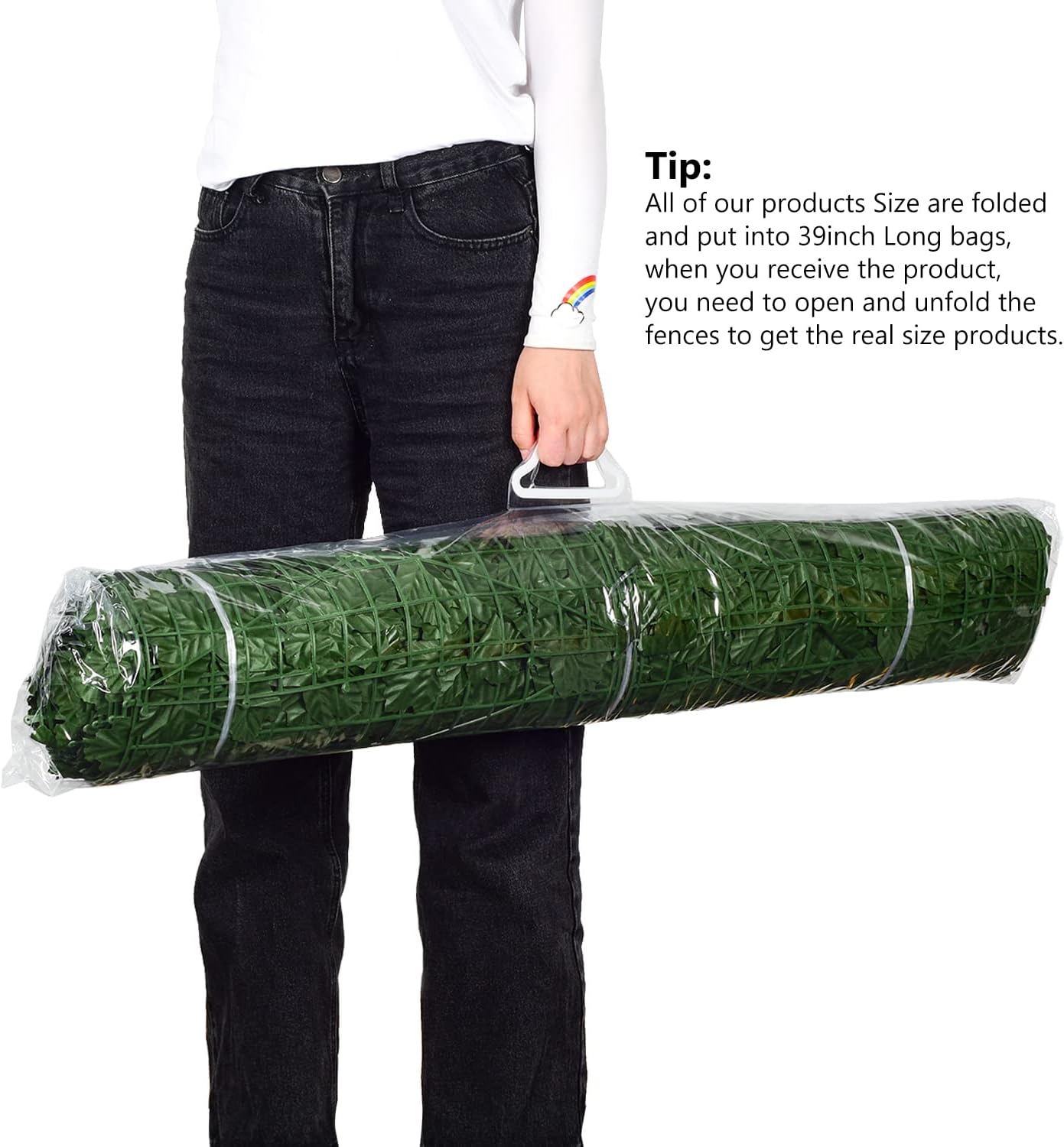 DearHouse Artificial Ivy Privacy Fence, 197x78.7inch Artificial Hedges Fence and Faux Ivy Leaf Decoration for Outdoor Decor, Home, Garden Decor