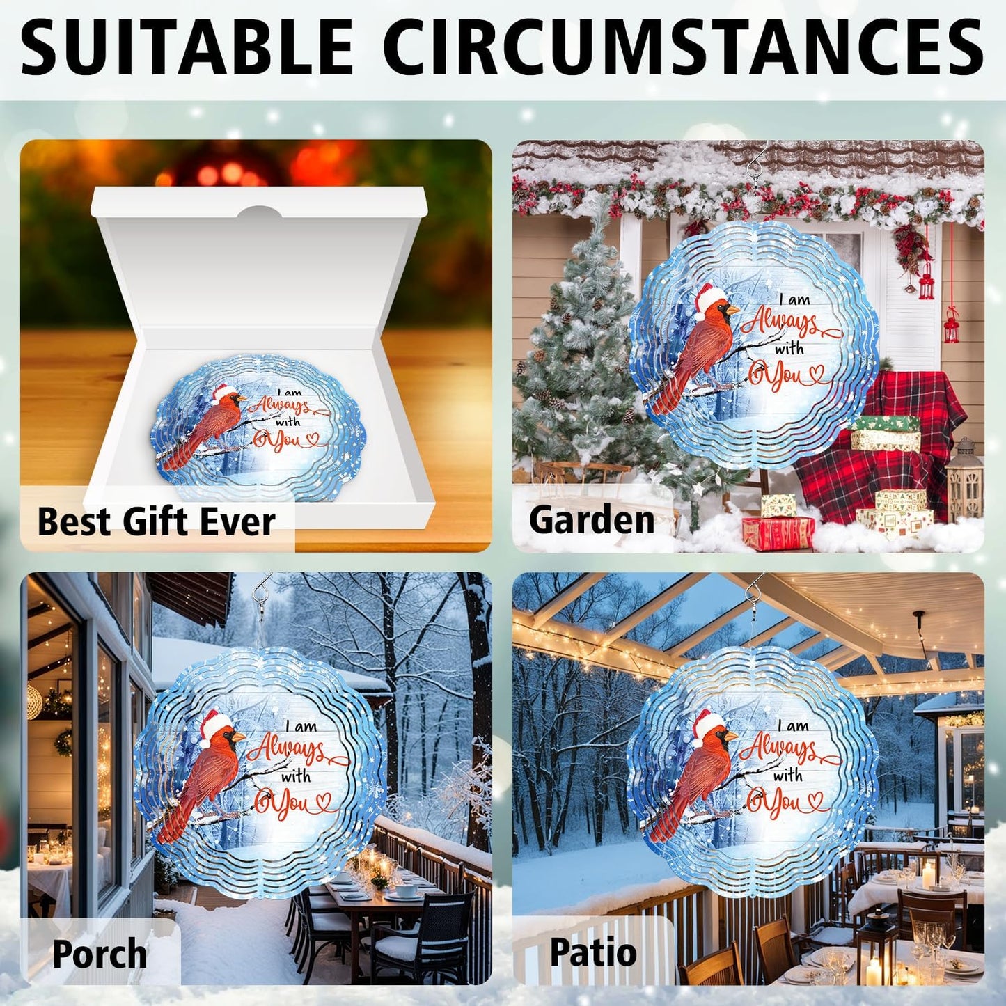 Shih Tzu Yard and Garden Wind Spinner, Unique 3D Hanging Shih Tzu Wind Spinner (Blue)