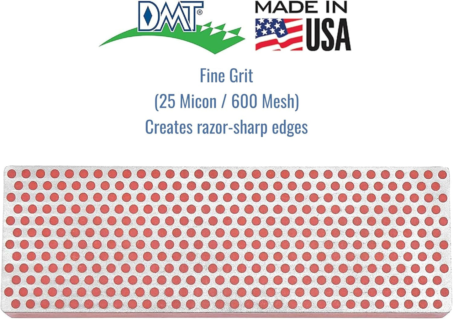 DMT W6EFC Deluxe Diamond Whetstone Knife Sharpening Kit with Wood Box, Set of 3 Sharpening Stones, 6" x 2"