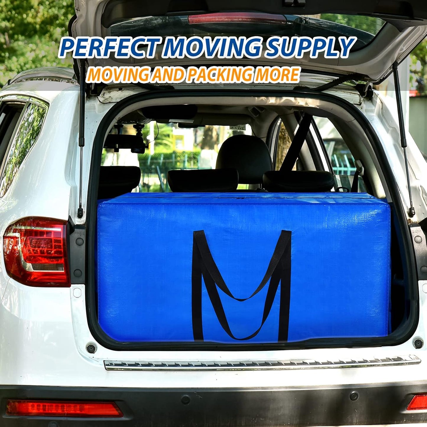 Extra Large Storage Bags, 7.5 Ft Christmas Tree Storage Bag, XXL Large Moving Bags Heavy Duty, Storage Totes Moving Boxes Supplies for College, Foldable Duffle Bag for Travel, 50x23x15inch - 1PACK