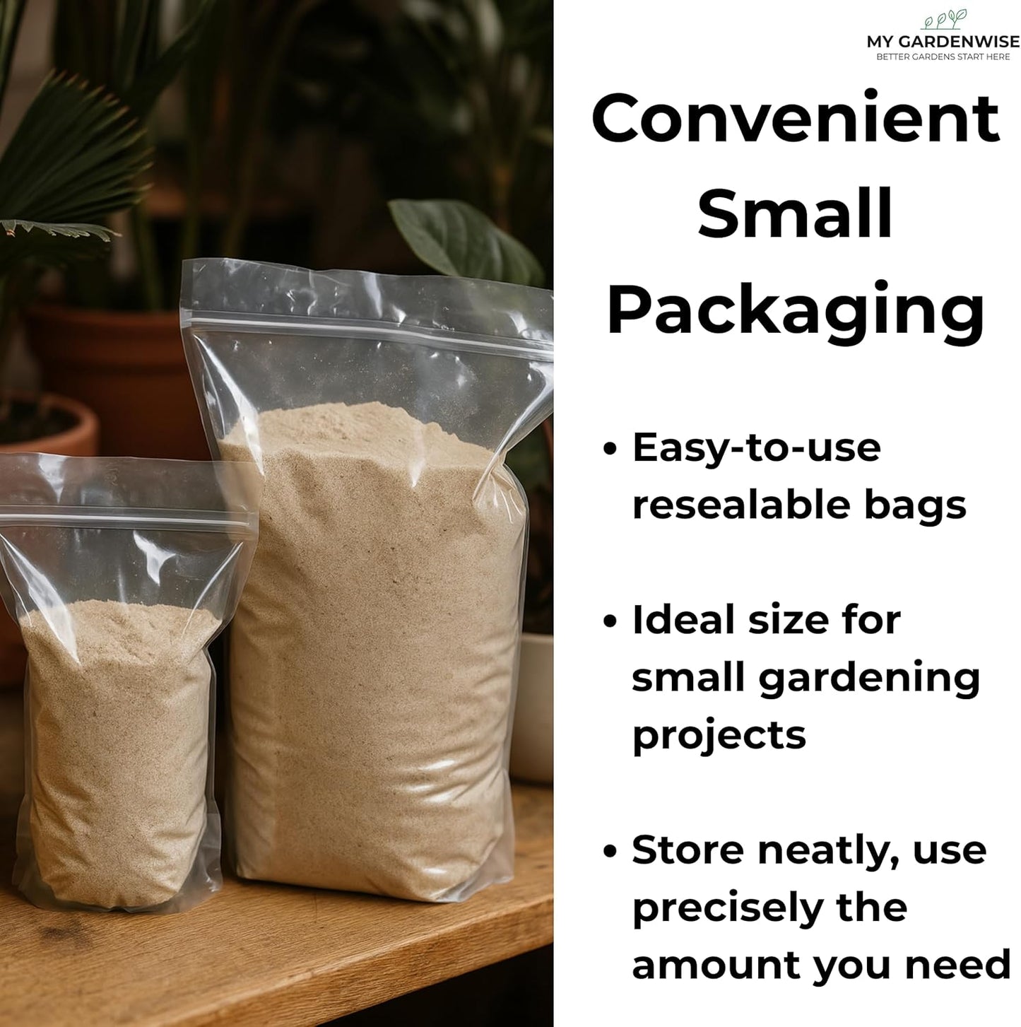 Fine Sand for Plants β Horticultural Sand for Succulents, Cactus, Potting Mixes, Terrariums & Decorative Indoor Gardens, Made in USA (1 Quart - 2.8 lbs)