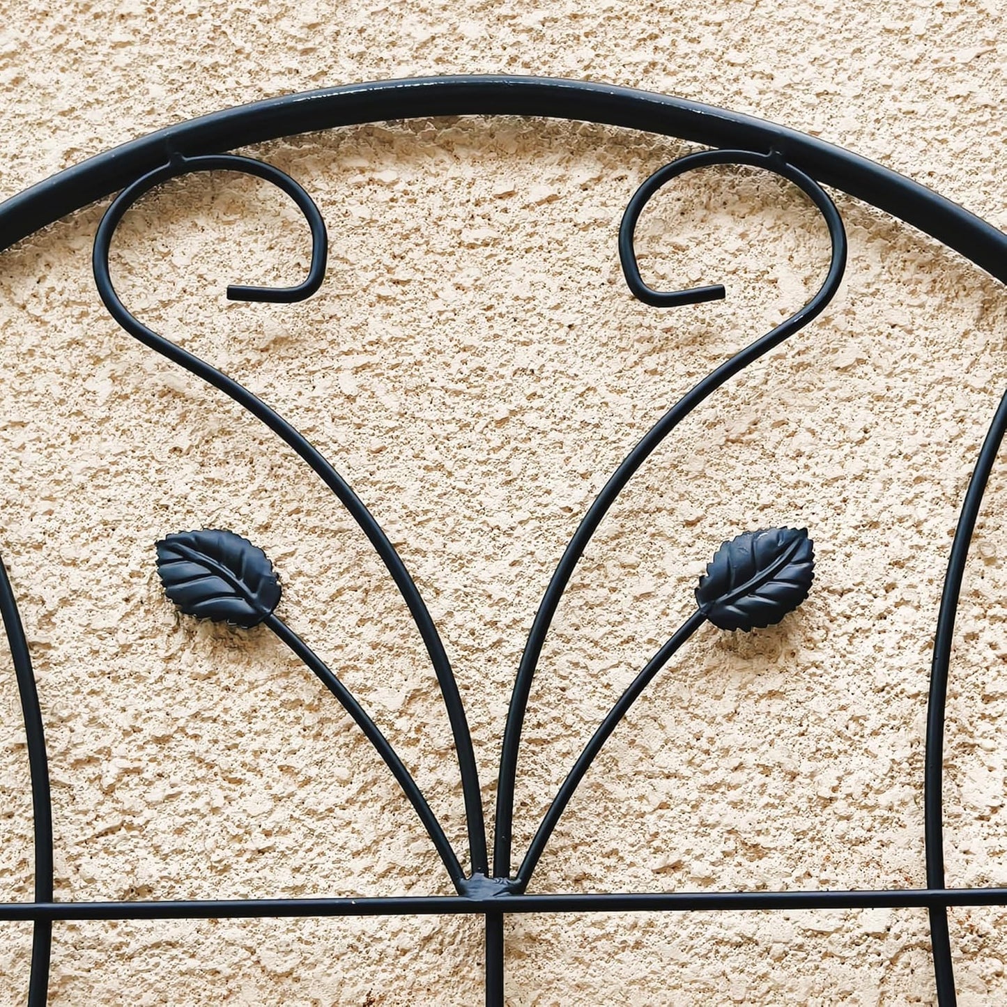 Garden Trellises, 2 Pack Black Metal Coated Rustproof Trellis for Climbing Plants Outdoor, Roses, Vines, Flowers, and Vegetables-19.7×86.7 inches