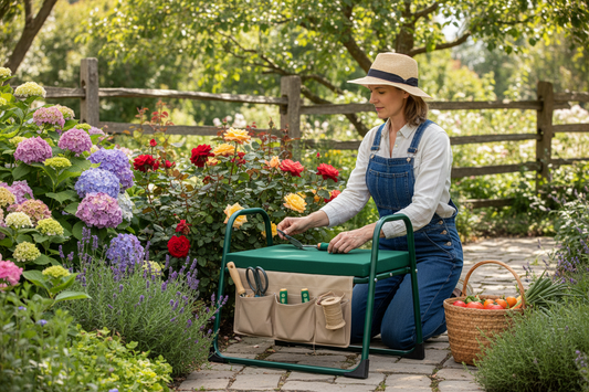 Garden Kneeler Bench: Protect Your Knees and Back While Gardening