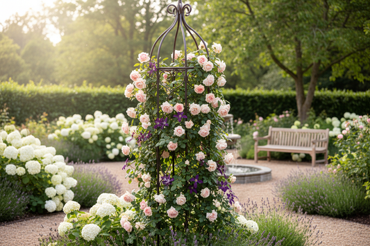 Garden Obelisk Trellises: The Elegant Way to Grow Climbing Plants