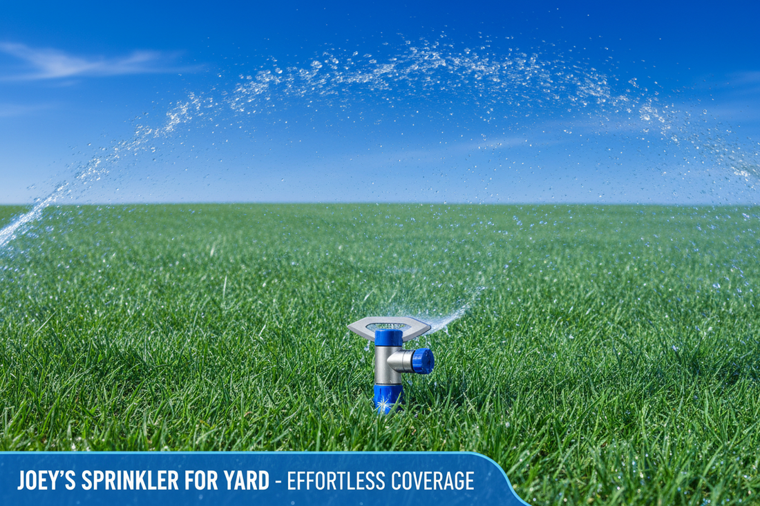 Joeys Sprinkler for Yard Review: A Simple and Effective Solution for Large Lawn Coverage