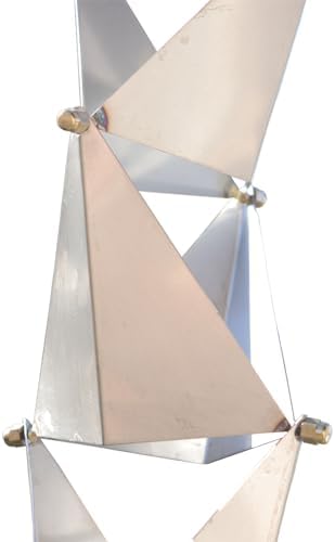 Nutshell Stores Origami Rain Chain - Stainless Steel - 17 Feet