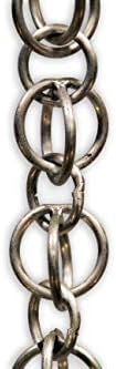 Nutshell Stores Double Loops Rain Chain - Aluminum - 20 Feet