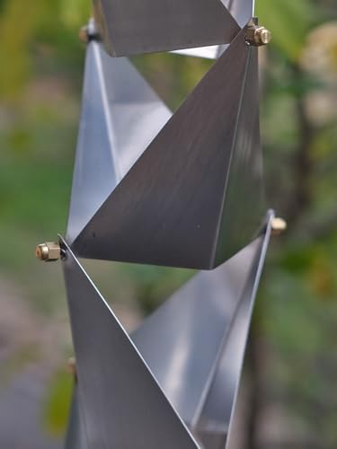 Nutshell Stores Origami Rain Chain - Stainless Steel - 13 Feet