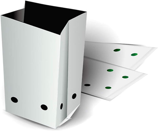 HORTIPOTS 2 Gallon Black White Panda Grow Bags (Pack of 50)