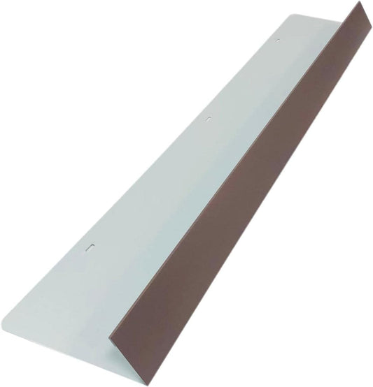 EAGLE 1- Shingle Roof Rain Diverter 40 Inches Long- 26 Gauge Material- Easy to Install- Includes Stainless Steel Nails (3, Brown)