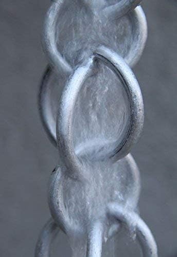 Nutshell Stores Double Loops Rain Chain - Aluminum - 14 Feet