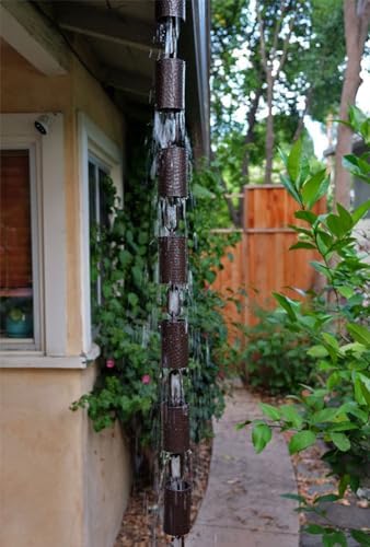 Nutshell Stores Kenchiku Rain Chain - Bronze - 16 Feet
