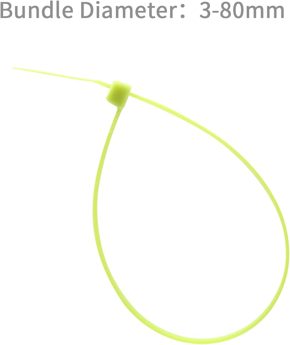 XINGO Nylon Cable Zip Ties Self Locking Plastic Wire Ties with 40 Lbs Tensile Strength for Indoor and Outdoor 12 Inch 500 Pack Apple Green