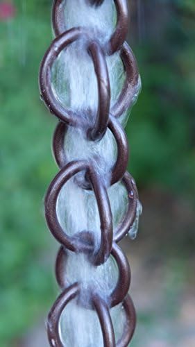 Nutshell Stores Double Loops Rain Chain - Bronze - 13 Feet