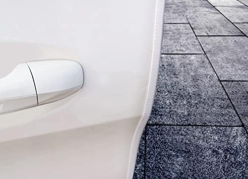 Edge Trim White U-Channel Rubber Trim Edge with Metal 1/2" X 3/8" - Fit Gap 3/64" to1/4 Car Door Edge Sealing Strip, PVC Weather Stripping with Steel, Metal Edge Protector, 26FT