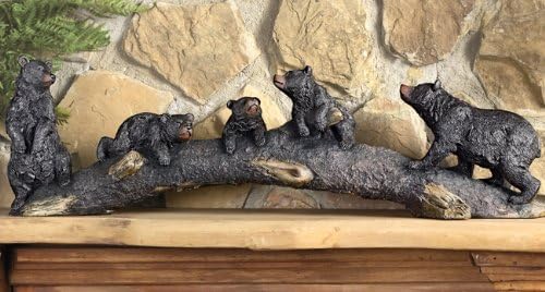 Black Forest Décor Bear Crossing Sculpture