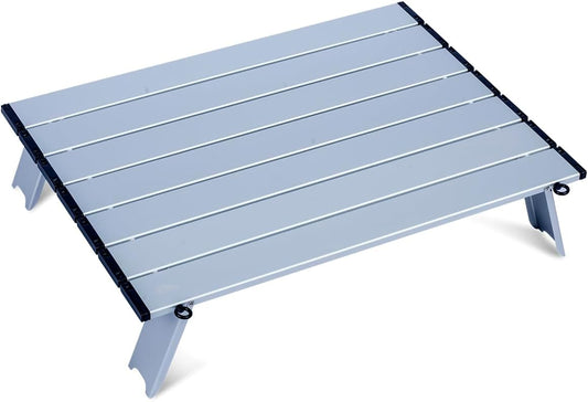 iClimb Ultralight Compact Mini Beach Picnic Folding Table with Carry Bag