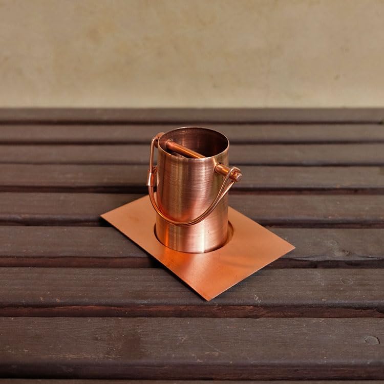 Nutshell Stores Acorn Cups Rain Chain - Copper - 13 Feet
