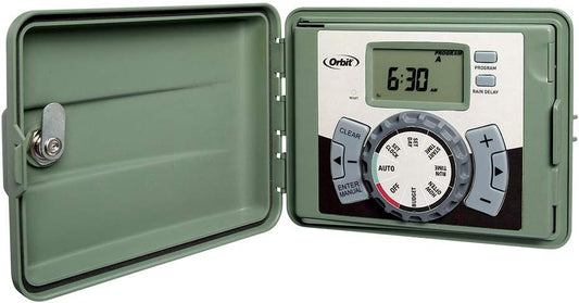 Orbit 57899 9-Station Outdoor Swing Panel Sprinkler System Timer