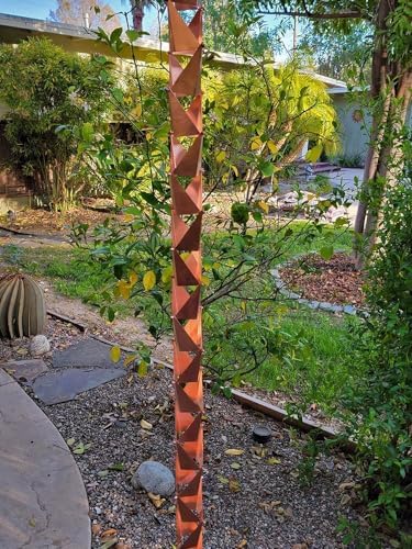 Nutshell Stores Origami Rain Chain - Copper - 18 Feet