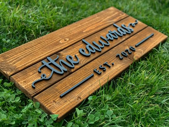 Custom Wood Sign | Personalized Family Name Sign | Last Name Pallet Sign | Wedding Gift | Home Wall Decor | Anniversary Gift (Medium)