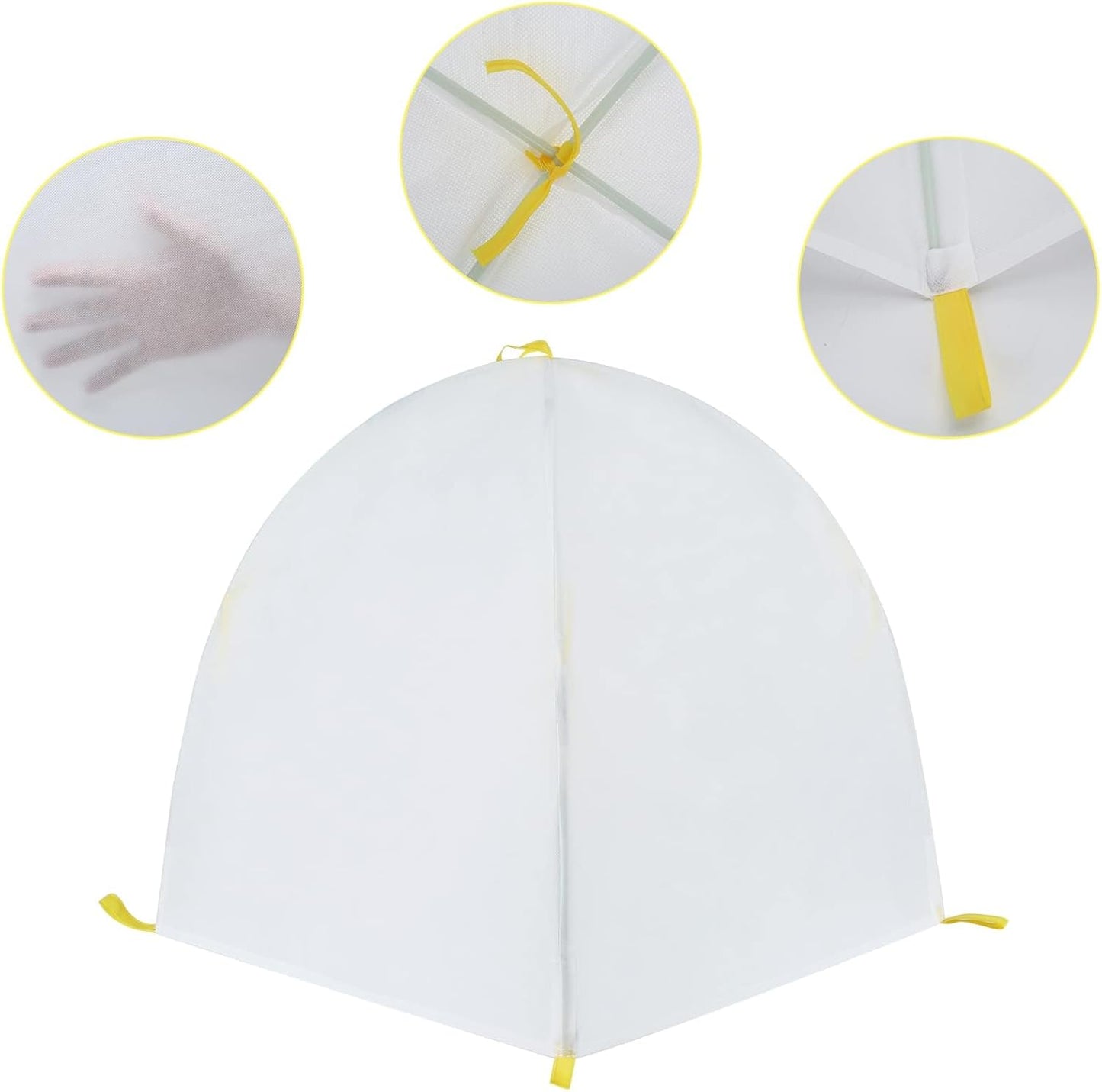 Plant Covers Freeze Protection,Plant Protector and Cover,Winter Snow & Frost Covers with Stakes,Warm Plant Tent, Protecting Fruit Tree Potted Plants and Shrub from Freezing Animals Eating.(2 Pack)