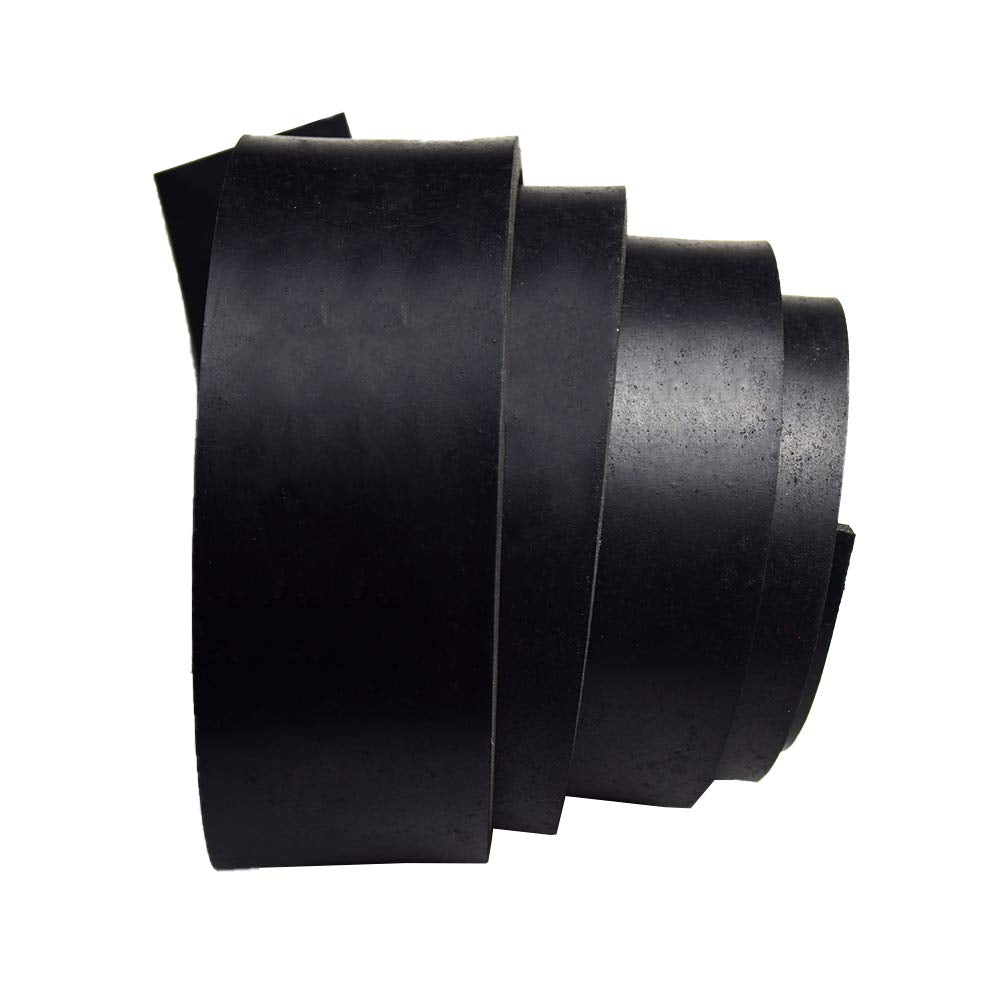 DOBTIM Rubber Strips 1/2(.500)" Thick X 2" Wide X 30" Long, Solid Rubber Rolls Use for Gaskets DIY Material, Supports, Sealing, Bumpers, Protection, Abrasion, Black
