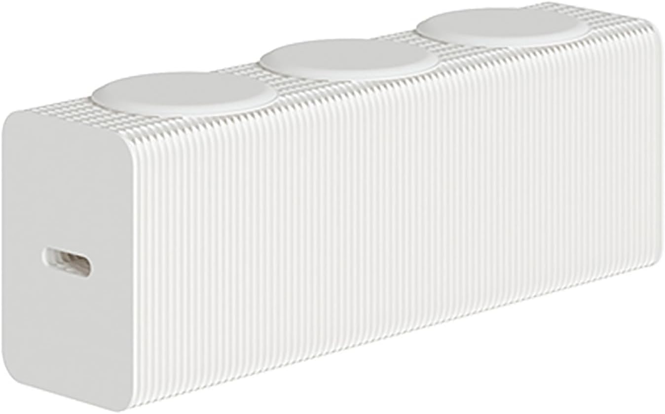 Foldable Kraft Paper Stool, Honeycomb Accordion Folding Bench, Collapsible Paper Stool for Small Spaces, Portable Footrest and Side Table for Living Room and Office,White-44×31×150cm