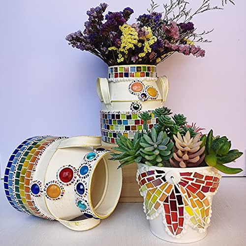 1.1lb Irregular Crystal Mosaic Tiles,Small Mosaic Tile DIY Hobbies Children Handmade Crystal Craft for Crafts Bulk DIY Picture Frames Handmade Jewelry Coaster (Mix Color Series)