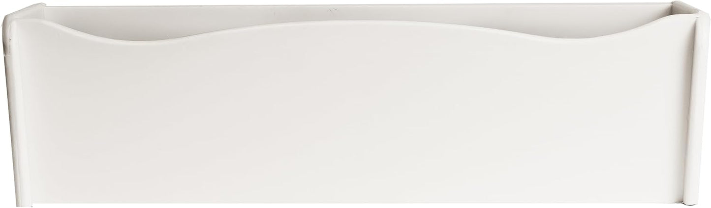 Flower Box 18" x 6" x 5" Redwood Polyethlene for Window Sills, Sheds, and Playhouses, 1 PK (FB18R-BX1)