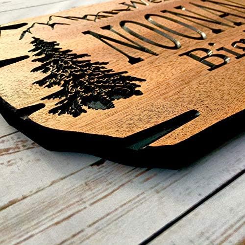 Custom Wooden Signs, Personalized Wood Signs, Custom Wood Signs, Personalized Cabin Signs, Outdoor Wooden Sign, Family Name Signs (Noonan Style)