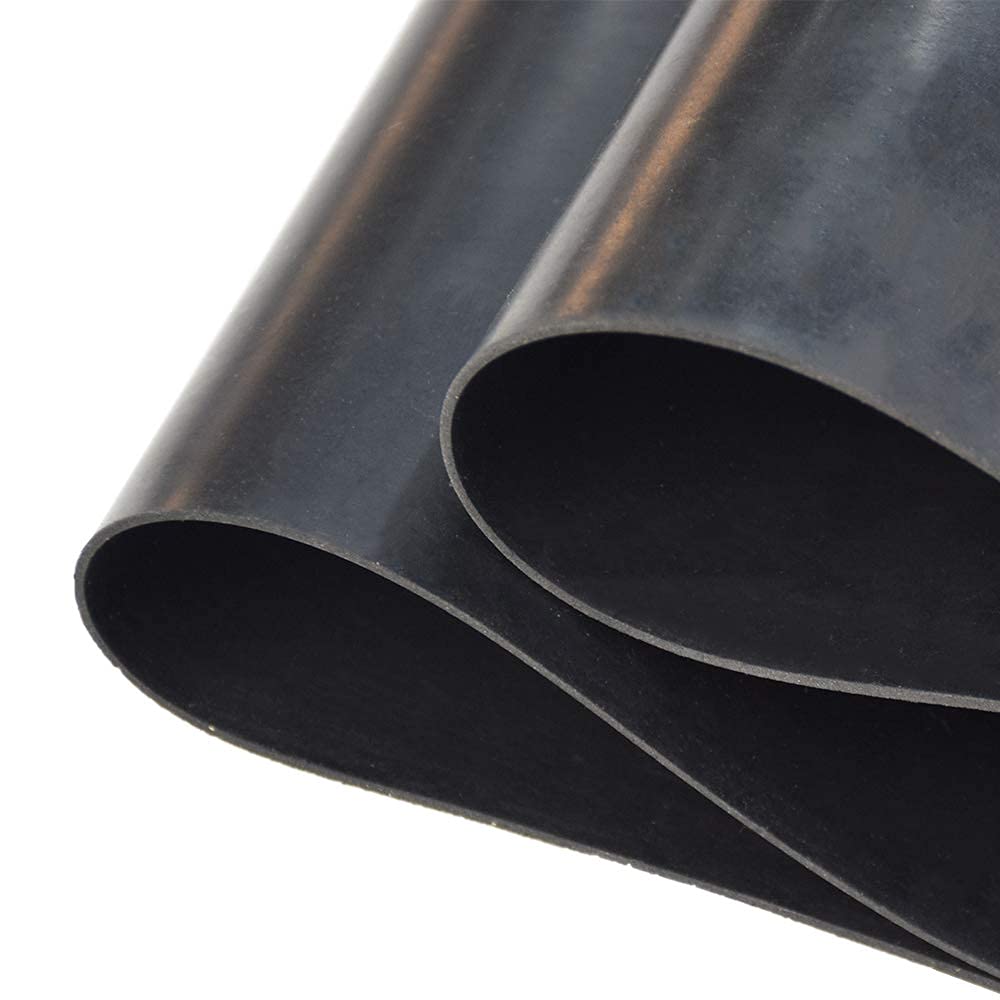 DOBTIM Neoprene Rubber Strips 1/16 (.062)" Thick X 8" Wide X 10' Long,Solid Rubber Rolls Use for Gaskets DIY Material,Sealing,Bumpers,Protection,Flooring, Black
