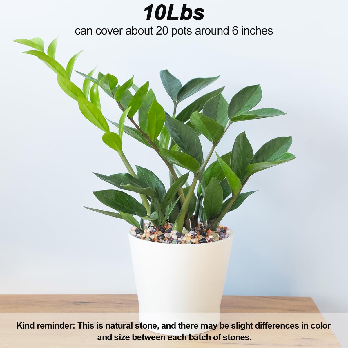 Vase Filler,Landscaping Pebbles, River Rocks Decorative Ornamental Pebbles, DIY Smoothed Rocks for Potted Plant Resin Art Vase Fillers Aquarium Gravel Rocks (Mixed Color, 5 Pounds)