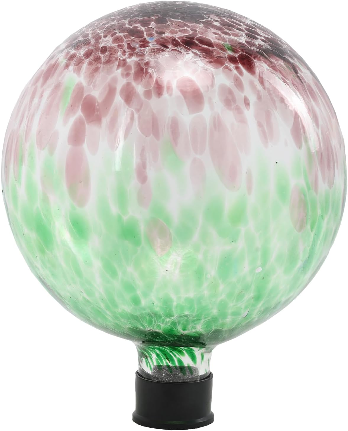 Gazing Ball 10 Inch Glass Reflective Garden Globe Outdoor Gazing Globe Sphere Yard Ornament for Garden Yard Home Outdoor Decoration Gift for Women (Green)