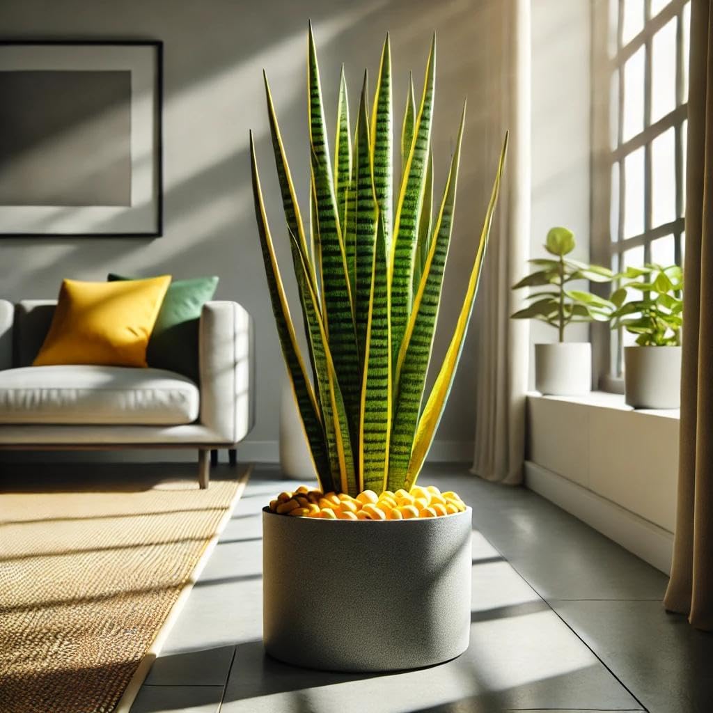 Stonecreek 24 LBS River Rocks (2 x 12 LBS Bags) – Natural Polished Decorative Pebbles, Garden Landscaping Stones for Planters, Vase Fillers, Succulent Pots, Fish Tanks & Terrariums, Yellow Medium