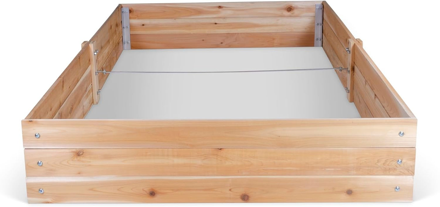 Infinite Cedar Select Cedar Raised Garden Bed (4' x 8' x 10.5" H)