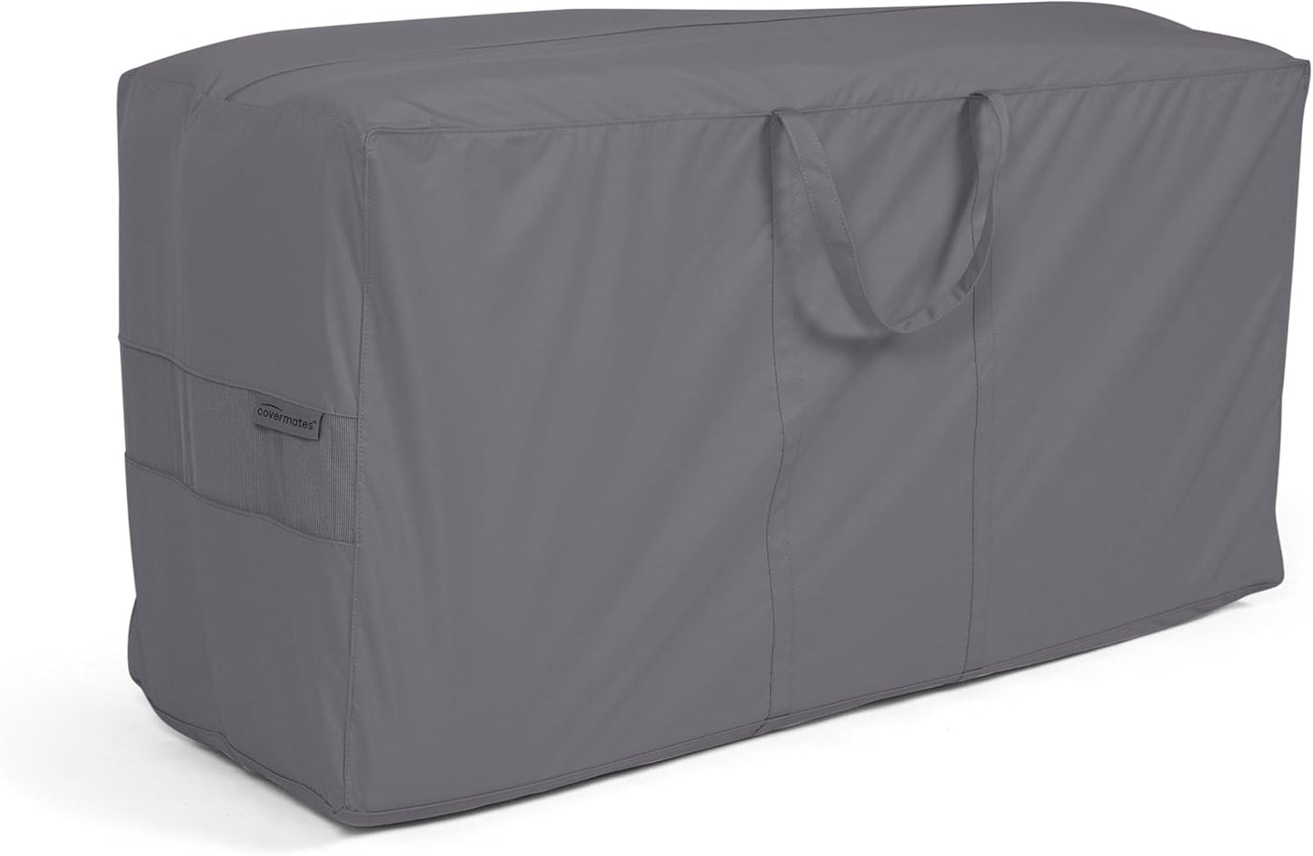 Covermates Cushion Storage Bag - Weather Resistant Polyester, Weather Resistant, Water Resistant Zipper, Cover Accessories, 48Wx 16D x 22H, Charcoal