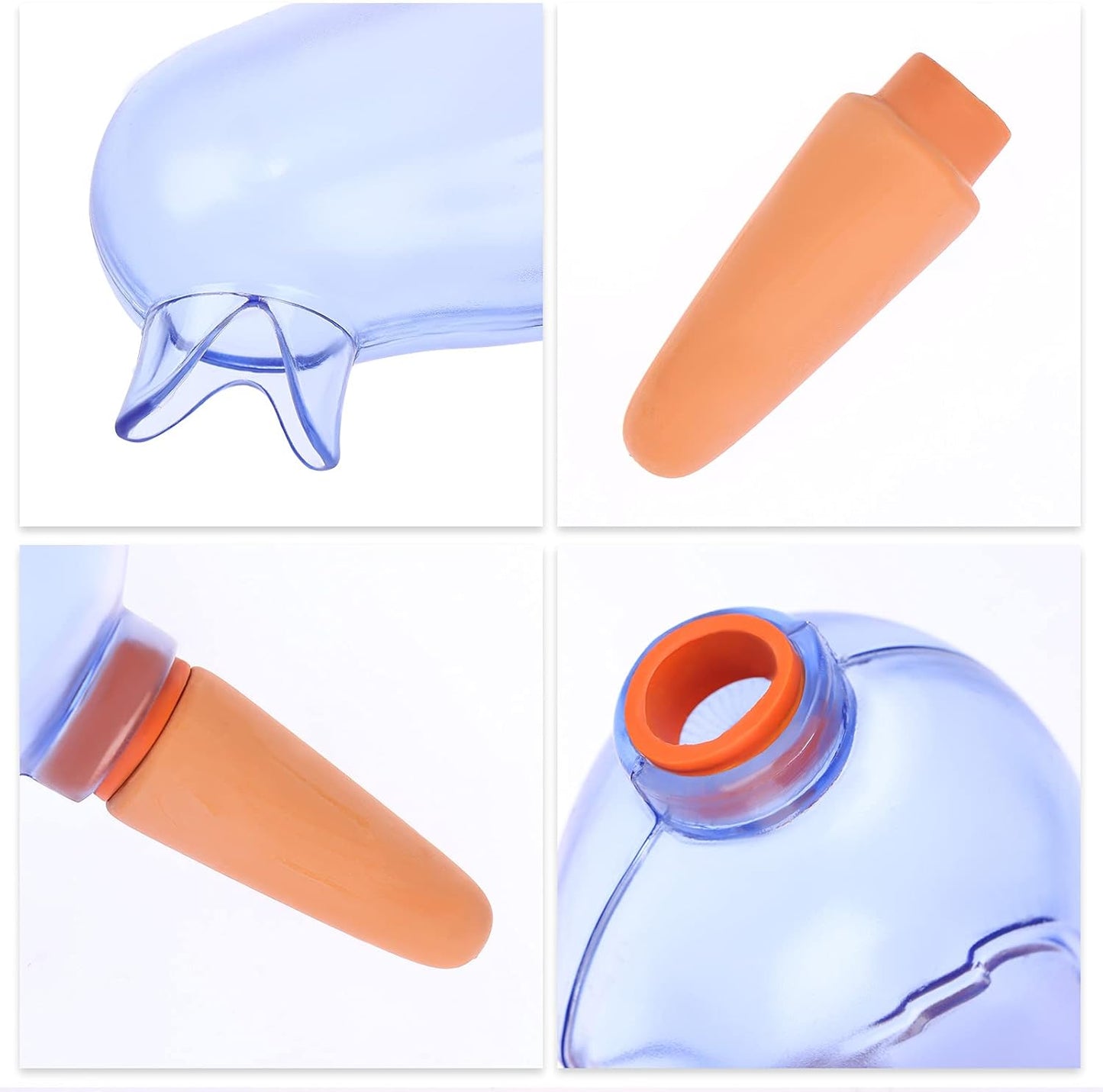 6 Pack Self Watering Spikes Plant Waterer Bird Shape Self Watering Globes Clear Watering Stakes Automatic Drip Irrigation Water Devices Vacation Houseplant Potted Plant Watering Bulbs