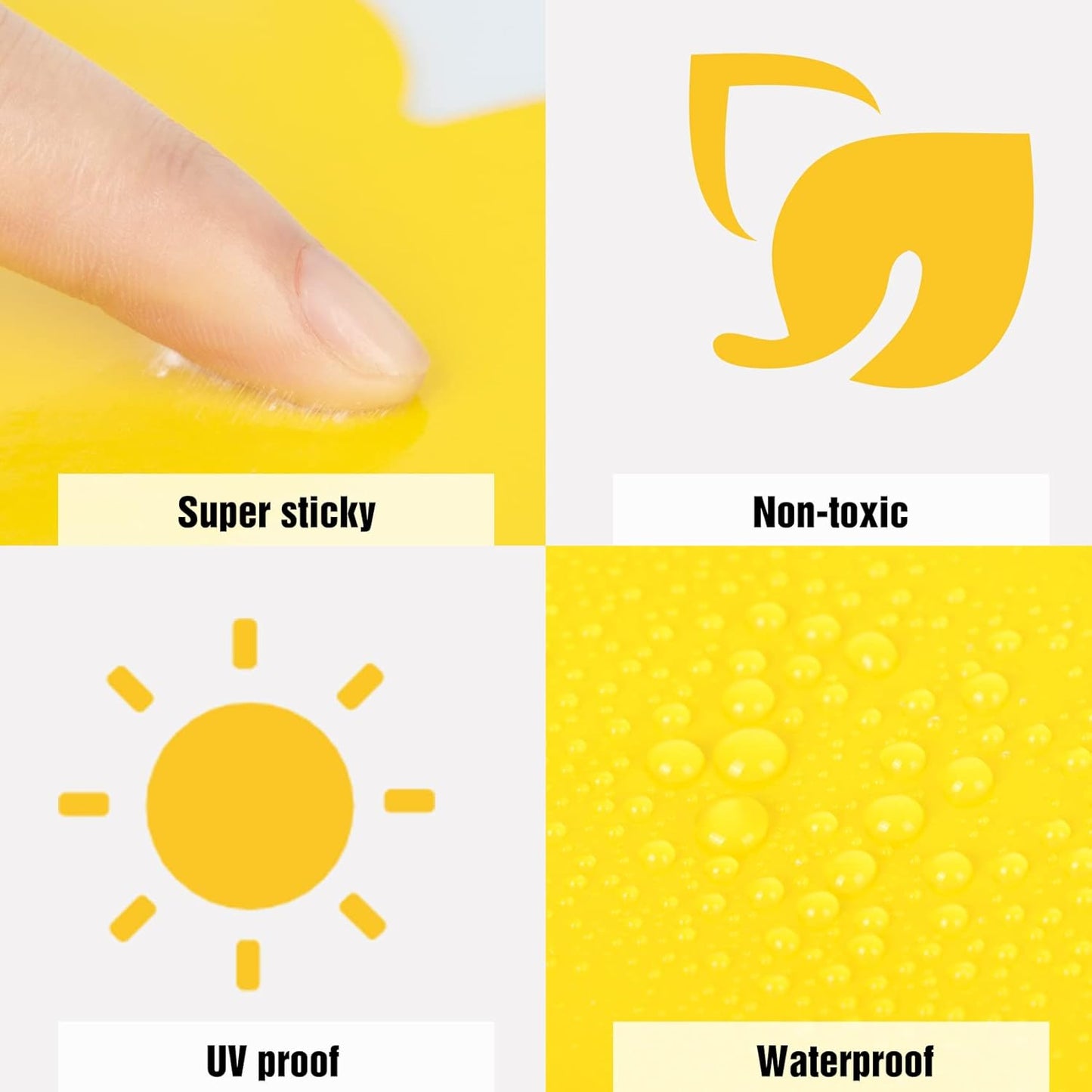 30 Pack Yellow Sticky Traps Fruit Fly Trap, Double-Sided Fungus Gnat Trap Insects Pest Killer for Outdoor Indoor