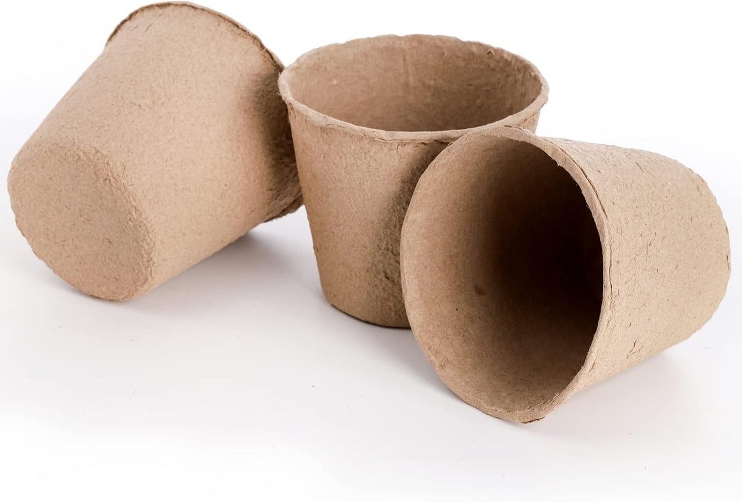 Cedilis 60 Pack 4 inch Peat Pots, Biodegradable Plant Starter Pots with Plant Labels, Germination Station Starter Cups, Disposable Plant Pots for Seedlings, Flowers, Vegetables Seeds