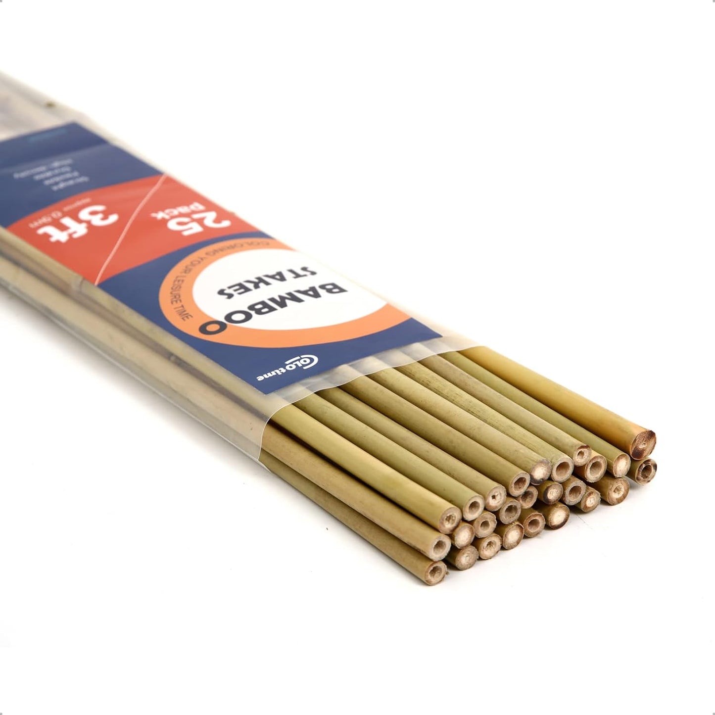 Bamboo Stakes 3FT Garden Stakes Plant Stakes for Indoor and Outdoor Climbing Plants Poles Sticks Support Tomatoes Eggplants Beans 25 Pack