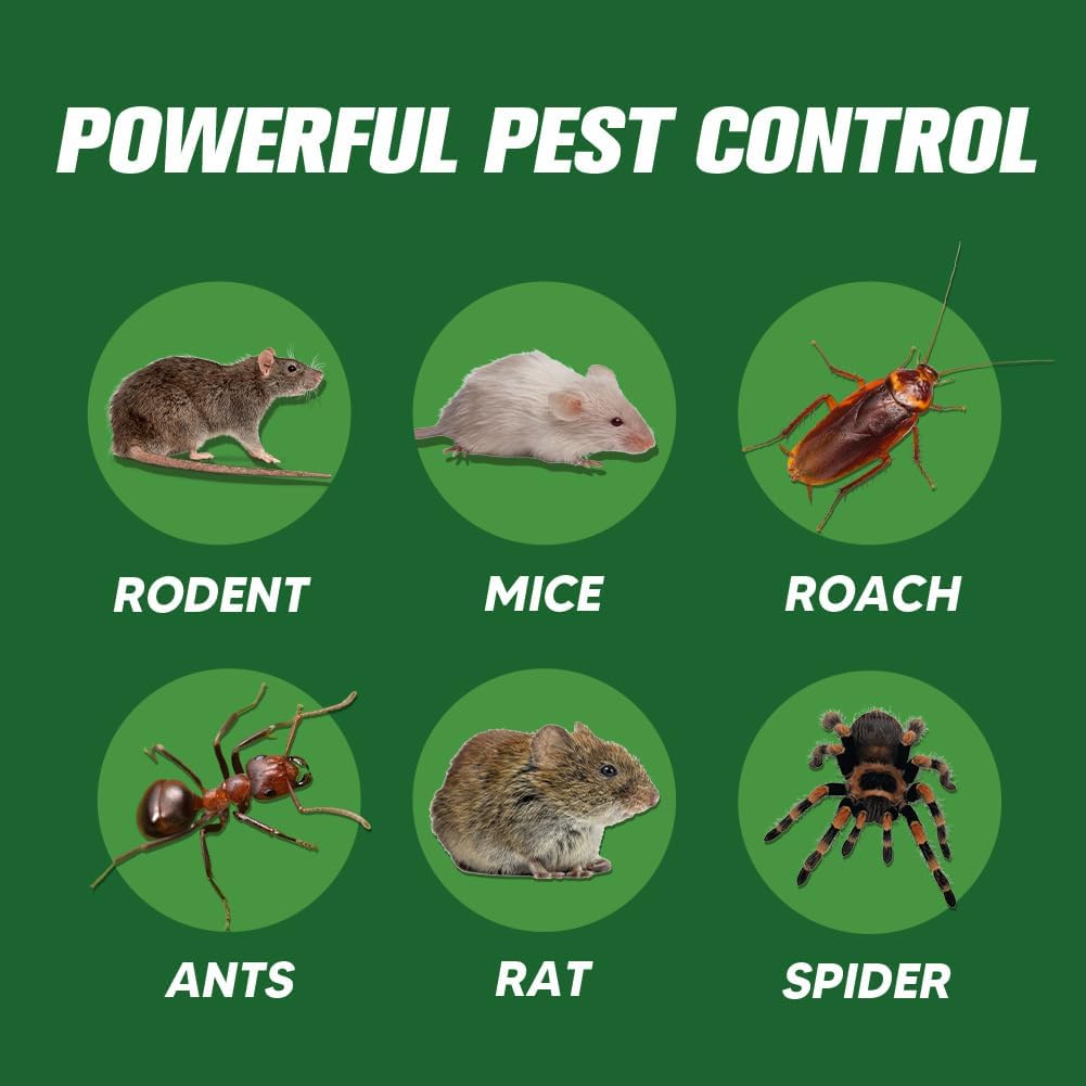 Pest Control, Mouse Repellent Pouches, Rodent Repellent, Mice Repellant Indoor, Peppermint Mice to Repel Spider, Ant, Roach & Mosquito, Rat Repellant Outdoor, Keep Mouse Out of Camper-10P