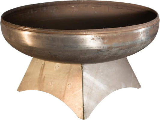Liberty Fire Pit – Ohio Flame Wood Burning Outdoor Fire Pit - 36" Diameter with Standard Base (Made in USA)