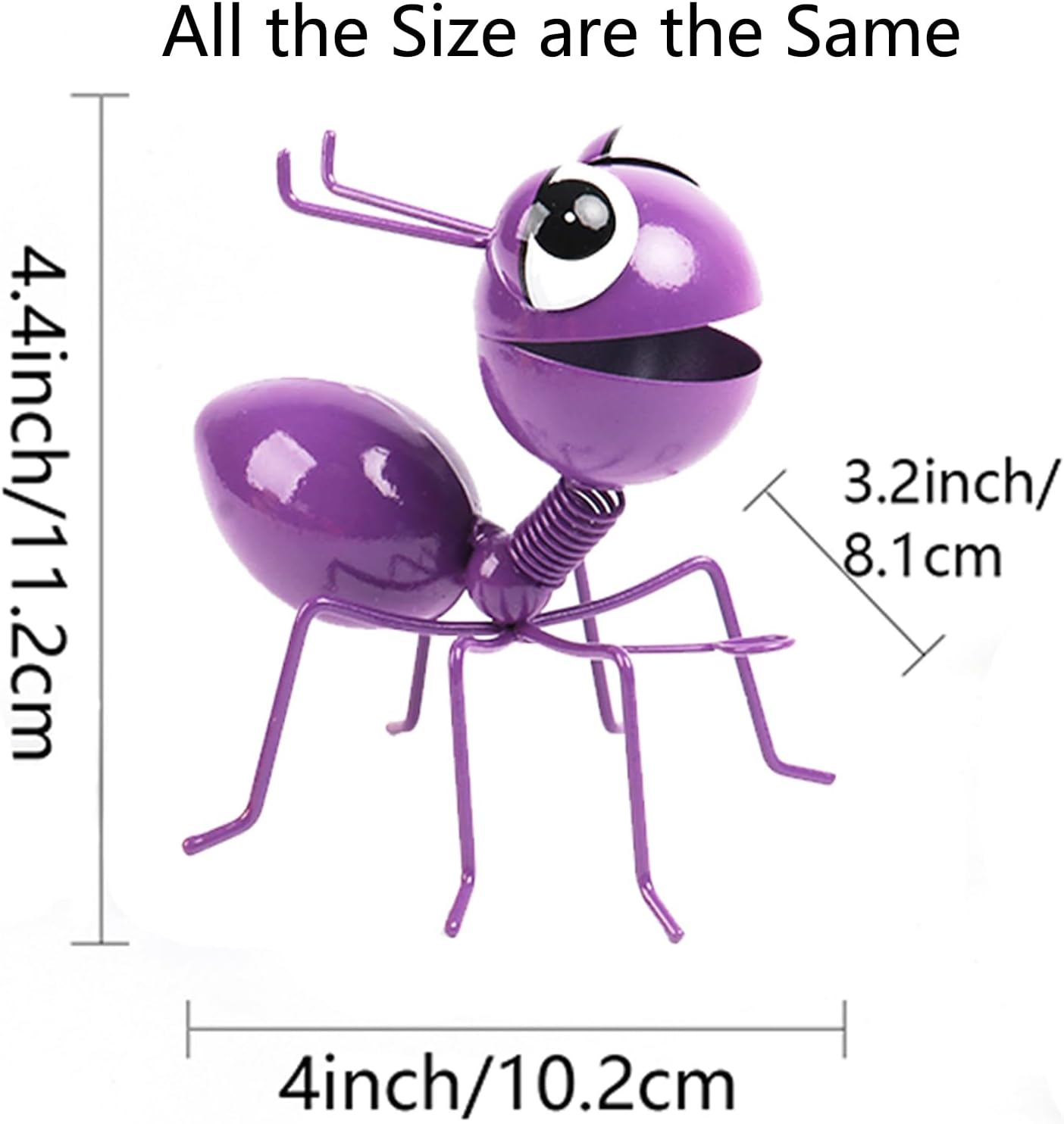 Metal Yard Art Garden Decor for Outside Cute Ants Yard Decorations Outdoor Lawn Ornaments Backyard Gifts for Mom - Set of 4