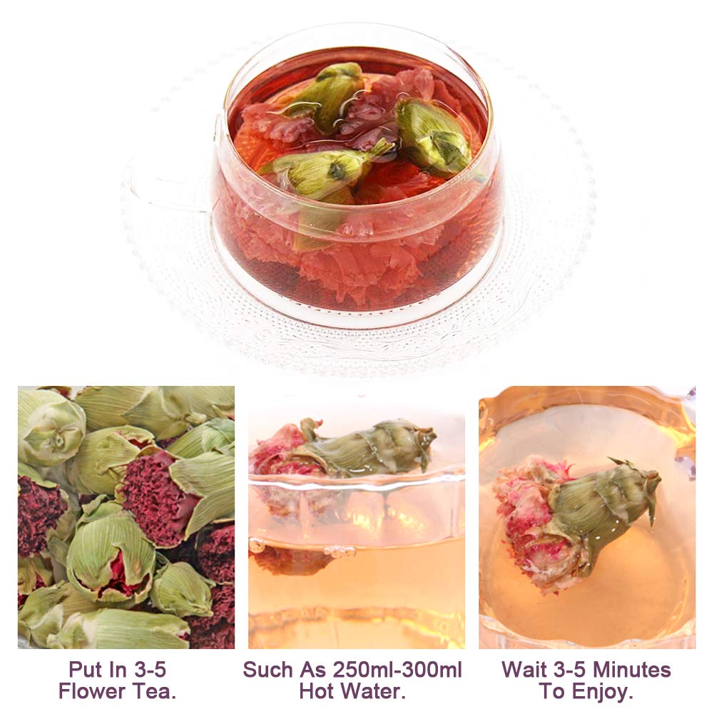 Plant Gift 100% Herbal Carnations Flowers Tea,Chinese Flower tea, 100% natural carnation tea health 45g/1.58oz